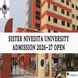 Sister Nivedita University Invites Applications for Admission 2026–27; Apply Online @snuniv.ac.in
